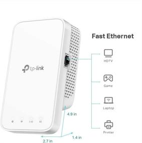 img 1 attached to 🔄 Renewed TP-Link RE230 AC750 WiFi Extender, Dual Band WiFi Range Extender for Up to 1200 Sq.ft, WiFi Booster to Extend Range of WiFi (Certified Refurbished)