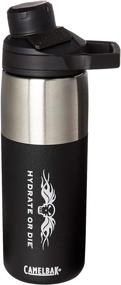 img 2 attached to 🐪 CamelBak Chute Mag Stainless Steel Insulated Bottle: Hydrate or Die Logo Edition