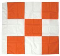 safety flag apf airport orange logo