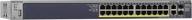 🔌 enhanced netgear prosafe m4100-26-poe 24 port gigabit ethernet managed switch with power over ethernet (poe) 10/100/1000 mbps logo