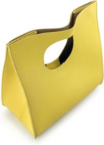 img 1 attached to Hoxis Vintage Minimalist Leather Handbag Women's Handbags & Wallets in Totes