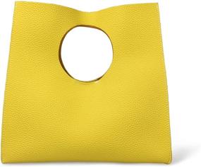 img 4 attached to Hoxis Vintage Minimalist Leather Handbag Women's Handbags & Wallets in Totes