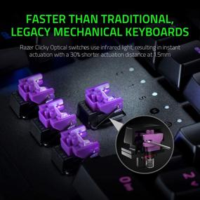 img 2 attached to Experience Unmatched Speed and Style with Razer Huntsman Elite Gaming Keyboard: Clicky Optical Switches and Chroma RGB Lighting