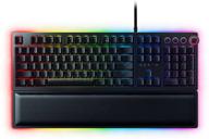 experience unmatched speed and style with razer huntsman elite gaming keyboard: clicky optical switches and chroma rgb lighting logo