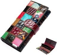 segater multicolor wallets organizer stitching women's handbags & wallets logo