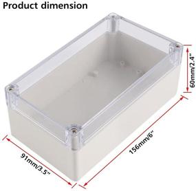 img 1 attached to Waterproof Plastic Electronic Junction Enclosure: Ultimate Protection for Electronics