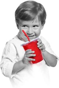 img 2 attached to 🥤 CuteSips Kids Drinking Cups Lids and Straws by Sipoes - 45 ct Bundle Deal!