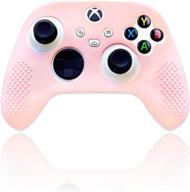 🎮 enhance gaming experience - belugadesign pastel skin cover: soft shell case with textured grip for xbox series x/s and xbox one (light pink) logo