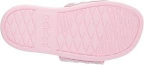 img 1 attached to 👣 Adidas Girls' Adilette Comfort Sandals for Toddlers, Little Kids, and Big Kids