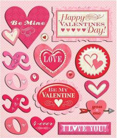 img 1 attached to Express Your Love with K&Company Valentine's Day Sticker Medley