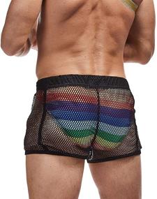 img 1 attached to AIMPACT Shorts Lounge Underwear BlackM Men's Clothing