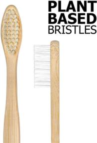 img 3 attached to SeaTurtle Bamboo Toothbrush - Pack of 4 - Soft Plant-Based Bristles for Sensitive Gums - Recyclable, Biodegradable, Zero Waste, Eco-Friendly, Sustainable Oral Care Products