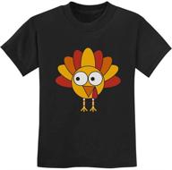 🦃 adorable teestars little turkey thanksgiving t shirt: stylish boys' clothing in tops, tees & shirts logo