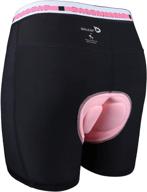 🚴 baleaf women's bike shorts: 3d padded cycling underwear for breathable mtb road biking logo