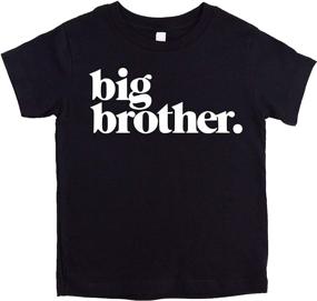 img 3 attached to Promotion to Big Brother Sibling Reveal Shirt for Boys - Bold Sibling Outfit