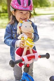 img 2 attached to 🌸 HABA Soft Doll's Bike Seat - Flower Meadow Design | Hook & Loop Attachment for Scooters, Trikes, and Bicycles