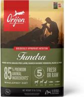 🐺 orijen tundra: premium quality, high-protein dry dog food logo