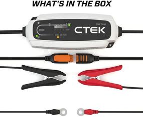 img 3 attached to 🔋 CTEK (40-255) CT5 Time To Go 12V Battery Charger & Maintainer with Accessories