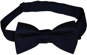 img 3 attached to Textured Satin Stylish Adjustable Bowtie