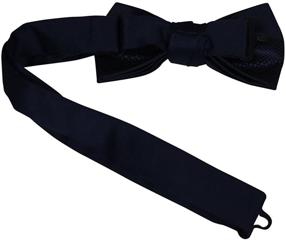 img 1 attached to Textured Satin Stylish Adjustable Bowtie