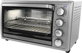 img 4 attached to 🍞 Black+Decker Stainless Steel Rotisserie Toaster Oven, 9X13 – WCR-076