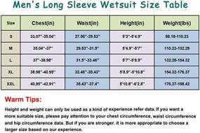 img 3 attached to Nataly Osmann Mens Camo Neoprene Wetsuits - Full Body Diving Suits for Spearfishing - 3mm / 1.5mm Thickness Options