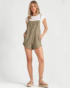 img 1 attached to 👗 Billabong Women's Pursuit Woven Overall: Stylish Jumpsuits, Rompers & Overalls for Women's Clothing