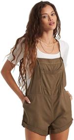 img 4 attached to 👗 Billabong Women's Pursuit Woven Overall: Stylish Jumpsuits, Rompers & Overalls for Women's Clothing