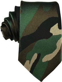 img 4 attached to Casual Wholesale Camouflage Designer Neckties Men's Accessories