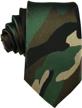 casual wholesale camouflage designer neckties men's accessories logo