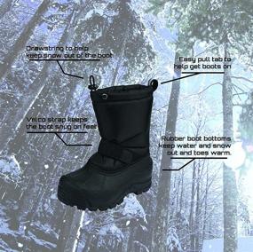 img 3 attached to 👞 Stay Warm and Dry: Explore Northside Icicle Winter Waterproof Boys' Shoes and Boots