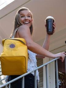 img 3 attached to BevBag Insulated Beverage Carrier Model #200 With Shoulder Strap (Yellow