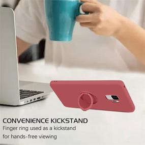 img 2 attached to DOMAVER Kickstand Microfiber Protective Shockproof Car Electronics & Accessories