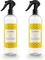 caldrea sea salt neroli linen & room spray 16oz - 2 pack: refreshing aroma for your space logo