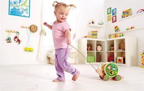 img 2 attached to 🐌 Discover the Award-Winning Hape Walk-A-Long Snail: A Toddler's Favorite Wooden Pull Toy!