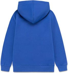 img 3 attached to DEESPACE Boys' Brushed Pullover Sweatshirt: Trendy 👕 Fashion Hoodies & Sweatshirts for Ages 3-12 Years