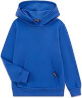 deespace boys' brushed pullover sweatshirt: trendy 👕 fashion hoodies & sweatshirts for ages 3-12 years logo