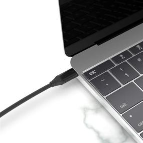 img 1 attached to 🔌 15-футовый кабель зарядки CBUS USB-C на USB-C: Идеально подходит для MacBook Pro/Air, iPad Pro/Air, Dell XPS, LG Gram, Surface Go, Pixel Slate, Galaxy Tab, Note 10/10+, Lenovo Tab.