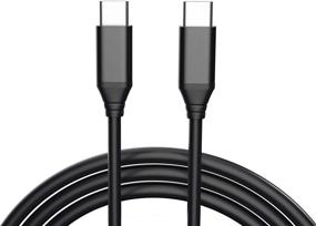 img 4 attached to 🔌 15-футовый кабель зарядки CBUS USB-C на USB-C: Идеально подходит для MacBook Pro/Air, iPad Pro/Air, Dell XPS, LG Gram, Surface Go, Pixel Slate, Galaxy Tab, Note 10/10+, Lenovo Tab.