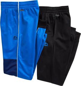 img 2 attached to 🏻 RBX Boys’ Sweatpants – 4 Pack Active Tricot Warm-Up Jogger Track Pants (Size: 5-20) - Stay Cozy and Active with these RBX Boys' Sweatpants