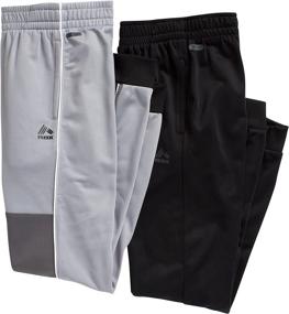 img 3 attached to 🏻 RBX Boys’ Sweatpants – 4 Pack Active Tricot Warm-Up Jogger Track Pants (Size: 5-20) - Stay Cozy and Active with these RBX Boys' Sweatpants