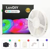 luvdiy ip68 120v rgb led rope lights outdoor 3-year warranty - flexible, waterproof, dimmable, multi-color, multi-mode led rope light + 24 keys remote - home, garden, building decoration (ip68 whole kit) логотип