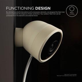 img 3 attached to Elago Google Nest Cam Outdoor Cover (Классический Белый)