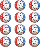 🏖️ windy city novelties patriotic stars & stripes inflatable beach balls (12 pack, 16 inch) for fun in the sun! логотип