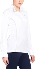 img 2 attached to TuffRider Women's Kirby Kwik Dry Long Sleeve Show Shirt: Ultimate Performance and Elegance