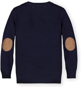 img 1 attached to Stylish and Cozy: Hope & Henry Boys' Long Sleeve Crew Neck Pullover Sweater