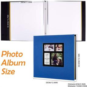 Large Photo Album Self Adhesive for 4x6 8x10 Pictures Magnetic