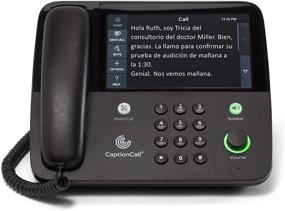 img 1 attached to 📞 CaptionCall 67Tb: Amplified Corded Home Telephone for Hearing Impaired - Touch Screen, 58dB Amplification, Caller ID, Answering Machine, Bluetooth, Loud Ringer