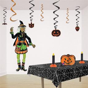 img 1 attached to 🧙 Vintage Halloween Jointed Witch: A 57&#34; Multicolored Delight by Beistle