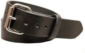 img 4 attached to Premium Men's Accessories: Belt English Bridle Leather Ounce Belts and More